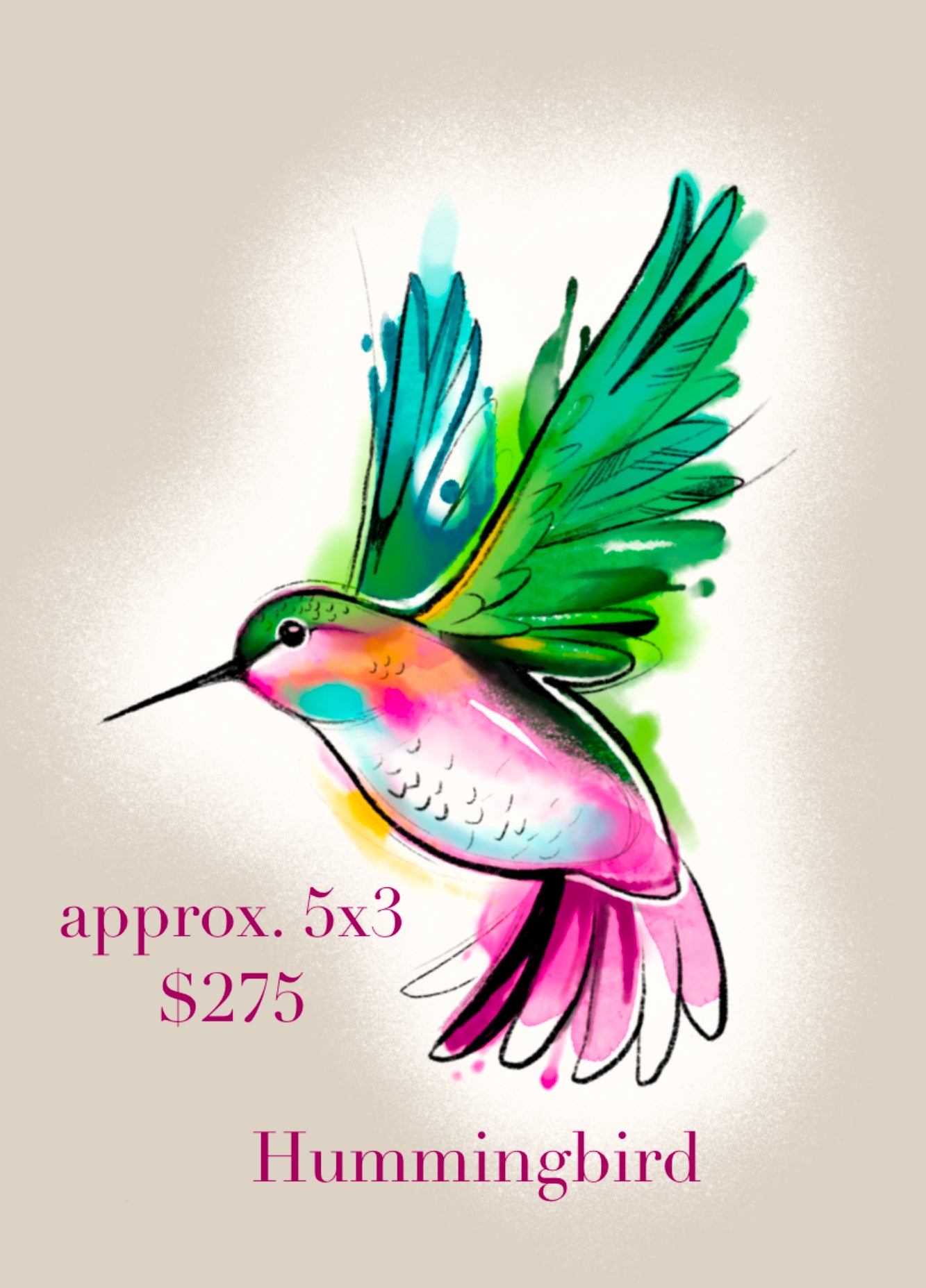 Hummingbird - Kristy