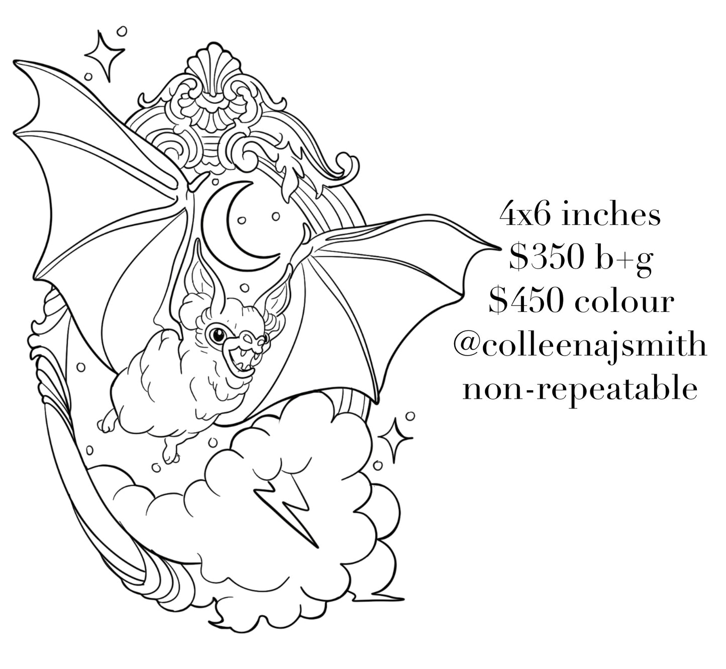Bat - Colleen - Only 1 Available - Deposit Only