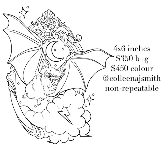 Bat - Colleen - Only 1 Available - Deposit Only