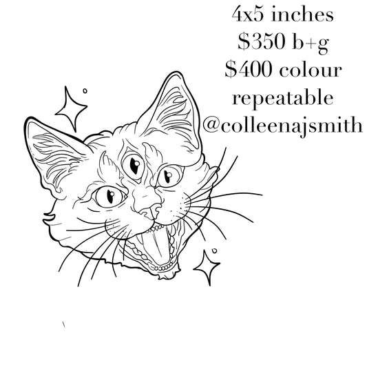 Three Eyed Cat - Colleen - Deposit Only
