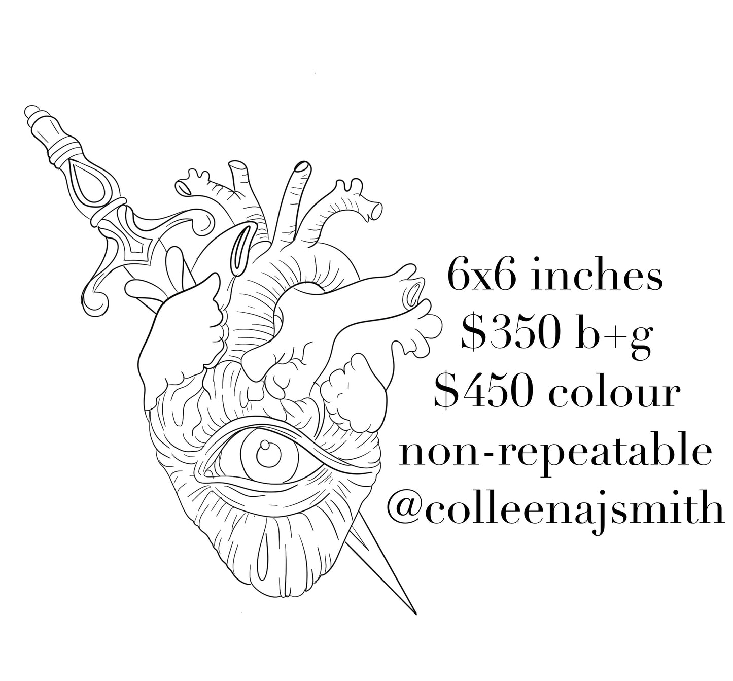 Heart - Colleen - Only 1 Available - Deposit Only