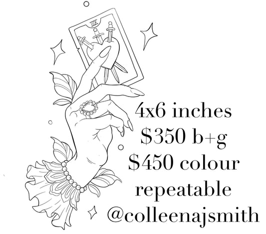 Tarot Hand - Colleen - Deposit Only