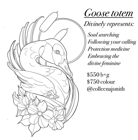 Goose Totem - Colleen - Deposit Only