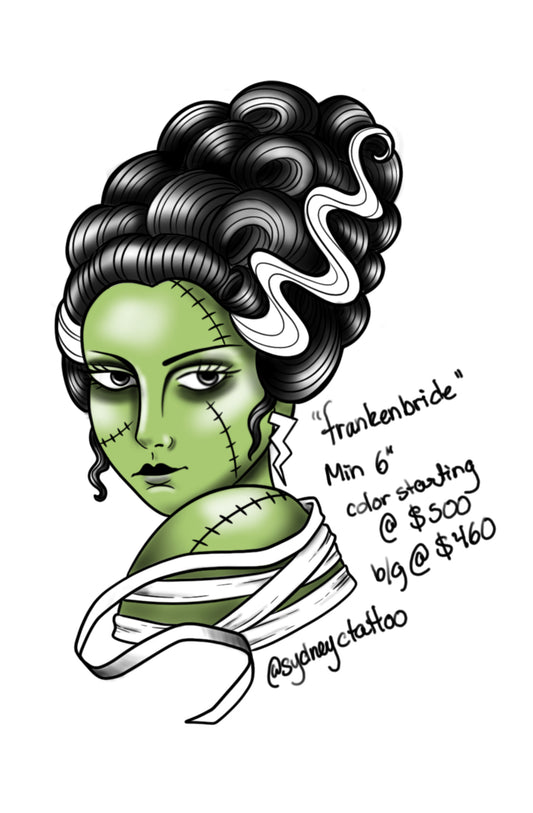 FrankenBride - Sydney  Only 1 Available - Deposit Only