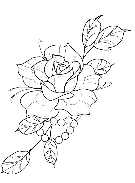 Rose & Pearls - Kathleen