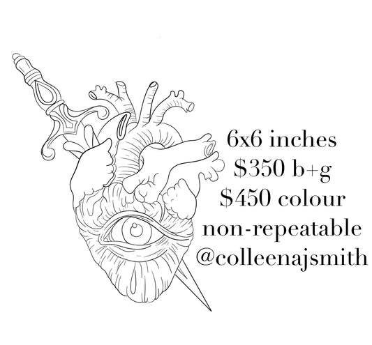 Heart - Colleen - Only 1 Available - Deposit Only
