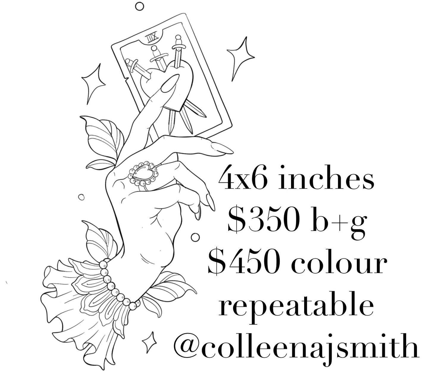 Tarot Hand - Colleen - Deposit Only